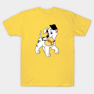 Dalmatian with Awareness ribbon (yellow) T-Shirt